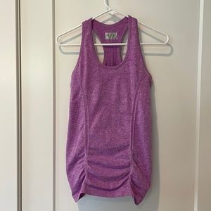 Athleta Purple Tank Top - speed light seamless tank - size small